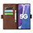 Custodia Portafoglio In Pelle Cover con Supporto N02 per Samsung Galaxy Note 20 5G