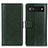 Custodia Portafoglio In Pelle Cover con Supporto N02P per Google Pixel 7a 5G Verde