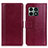 Custodia Portafoglio In Pelle Cover con Supporto N02P per OnePlus 10 Pro 5G Rosso