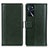 Custodia Portafoglio In Pelle Cover con Supporto N02P per Oppo A16s Verde