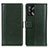 Custodia Portafoglio In Pelle Cover con Supporto N02P per Oppo A74 4G Verde