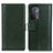 Custodia Portafoglio In Pelle Cover con Supporto N02P per Oppo A74 5G Verde