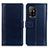 Custodia Portafoglio In Pelle Cover con Supporto N02P per Oppo A94 5G Blu