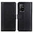 Custodia Portafoglio In Pelle Cover con Supporto N02P per Oppo A94 5G Nero