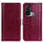 Custodia Portafoglio In Pelle Cover con Supporto N02P per Oppo Reno5 A Rosso