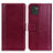 Custodia Portafoglio In Pelle Cover con Supporto N02P per Samsung Galaxy A03 Rosso