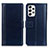 Custodia Portafoglio In Pelle Cover con Supporto N02P per Samsung Galaxy A23 4G Blu