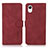 Custodia Portafoglio In Pelle Cover con Supporto N02P per Samsung Galaxy A23s Rosso