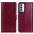 Custodia Portafoglio In Pelle Cover con Supporto N02P per Samsung Galaxy F13 4G Rosso