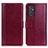 Custodia Portafoglio In Pelle Cover con Supporto N02P per Samsung Galaxy S23 FE 5G Rosso