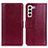 Custodia Portafoglio In Pelle Cover con Supporto N02P per Samsung Galaxy S23 Plus 5G Rosso
