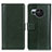 Custodia Portafoglio In Pelle Cover con Supporto N02P per Sharp Aquos R8 Verde