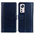 Custodia Portafoglio In Pelle Cover con Supporto N02P per Xiaomi Mi 12 Lite 5G Blu