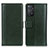 Custodia Portafoglio In Pelle Cover con Supporto N02P per Xiaomi Redmi Note 11 Pro 5G Verde