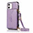 Custodia Portafoglio In Pelle Cover con Supporto N03 per Apple iPhone 12