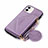 Custodia Portafoglio In Pelle Cover con Supporto N03 per Apple iPhone 12 Mini