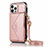 Custodia Portafoglio In Pelle Cover con Supporto N03 per Apple iPhone 12 Pro