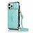 Custodia Portafoglio In Pelle Cover con Supporto N03 per Apple iPhone 12 Pro