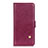 Custodia Portafoglio In Pelle Cover con Supporto N03 per Huawei P40 Pro+ Plus Rosso Rosa