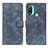 Custodia Portafoglio In Pelle Cover con Supporto N03P per Motorola Moto E20 Blu