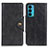 Custodia Portafoglio In Pelle Cover con Supporto N03P per Motorola Moto Edge Lite 5G Nero