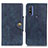 Custodia Portafoglio In Pelle Cover con Supporto N03P per Motorola Moto G Pure Blu