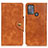 Custodia Portafoglio In Pelle Cover con Supporto N03P per Motorola Moto G50