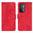 Custodia Portafoglio In Pelle Cover con Supporto N03P per OnePlus Nord N200 5G Rosso