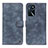 Custodia Portafoglio In Pelle Cover con Supporto N03P per Oppo A16s Blu