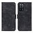 Custodia Portafoglio In Pelle Cover con Supporto N03P per Oppo A53s 5G Nero