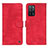 Custodia Portafoglio In Pelle Cover con Supporto N03P per Oppo A55 5G Rosso