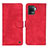 Custodia Portafoglio In Pelle Cover con Supporto N03P per Oppo A94 4G Rosso