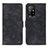 Custodia Portafoglio In Pelle Cover con Supporto N03P per Oppo A94 5G Nero