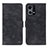 Custodia Portafoglio In Pelle Cover con Supporto N03P per Oppo F21 Pro 4G Nero