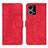 Custodia Portafoglio In Pelle Cover con Supporto N03P per Oppo F21 Pro 4G Rosso