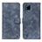 Custodia Portafoglio In Pelle Cover con Supporto N03P per Realme C11 (2021) Blu