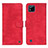 Custodia Portafoglio In Pelle Cover con Supporto N03P per Realme C11 (2021) Rosso