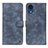 Custodia Portafoglio In Pelle Cover con Supporto N03P per Samsung Galaxy A03 Core Blu