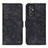 Custodia Portafoglio In Pelle Cover con Supporto N03P per Samsung Galaxy A15 4G Nero