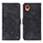 Custodia Portafoglio In Pelle Cover con Supporto N03P per Samsung Galaxy A22 5G SC-56B Nero