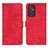 Custodia Portafoglio In Pelle Cover con Supporto N03P per Samsung Galaxy A34 5G Rosso