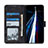 Custodia Portafoglio In Pelle Cover con Supporto N03P per Samsung Galaxy S23 Plus 5G