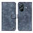 Custodia Portafoglio In Pelle Cover con Supporto N03P per Vivo iQOO Z6 Pro 5G Blu