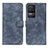 Custodia Portafoglio In Pelle Cover con Supporto N03P per Xiaomi Redmi K50 5G Blu