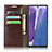 Custodia Portafoglio In Pelle Cover con Supporto N04 per Samsung Galaxy Note 20 5G