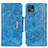 Custodia Portafoglio In Pelle Cover con Supporto N04P per Motorola Moto G50 5G Cielo Blu