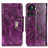 Custodia Portafoglio In Pelle Cover con Supporto N04P per OnePlus 10R 5G Viola