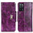 Custodia Portafoglio In Pelle Cover con Supporto N04P per Oppo A53s 5G Viola