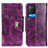 Custodia Portafoglio In Pelle Cover con Supporto N04P per Oppo A54 4G Viola