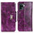 Custodia Portafoglio In Pelle Cover con Supporto N04P per Oppo A94 4G Viola